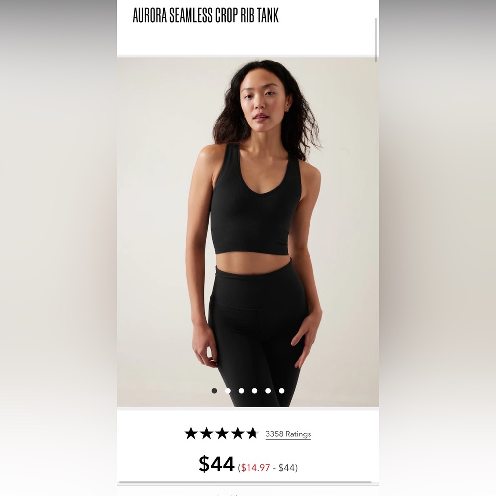 Athleta Aurora Crop Tank